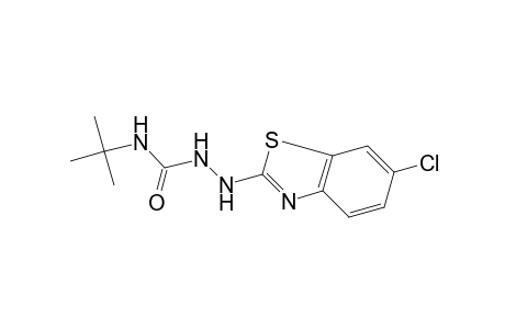 4-tert-butyl-1-(6-chloro-2-benzothiazolyl)semicarbazide