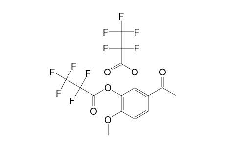 Gallacetophenone-4'-methylether, bis(pentafluoropropionate)