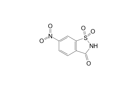 1,1-Diketo-6-nitro-1,2-benzothiazol-3-one