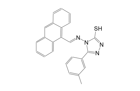 4-{[(E)-9-anthrylmethylidene]amino}-5-(3-methylphenyl)-4H-1,2,4-triazole-3-thiol