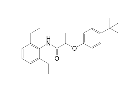 2-(p-tert-butylphenoxy)-2',6'-diethylpropionanilide
