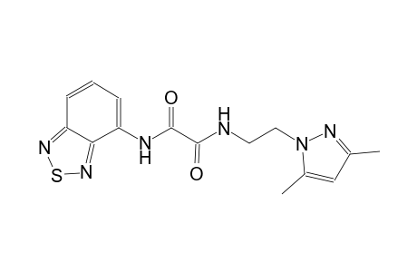 ethanediamide, N~1~-(2,1,3-benzothiadiazol-4-yl)-N~2~-[2-(3,5-dimethyl-1H-pyrazol-1-yl)ethyl]-