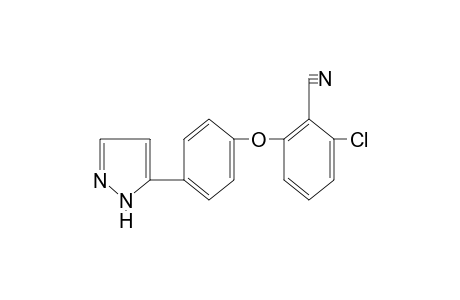 2-chloro-6-[p-(pyrazol-5-yl)phenoxy]benzonitrile