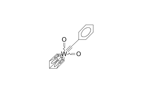 Dicarbonyl(.pi.-cyclopentadienyl)phenylcarbyne tungsten