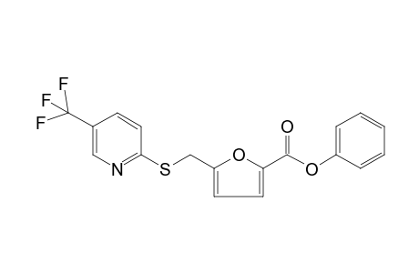 Furane-2-carboxylic acid, 5-(5-trifluoromethyl-2-pyridylthio)methyl-, phenyl ester