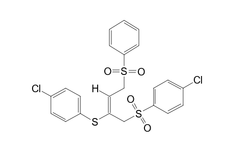(E)-1-[(p-chlorophenyl)sulfonyl]-2-[(p-chlorophenyl)thio]-4-(phenylsulfonyl)-2-butene