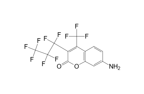 3-(heptafluoropropyl)-7-amino-4-(trifluoromethyl)coumarin