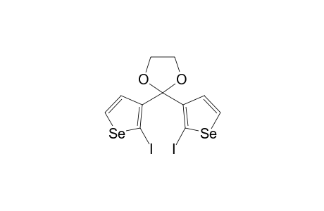 2,2-bis(2-iodoselenophen-3-yl)-1,3-dioxolane