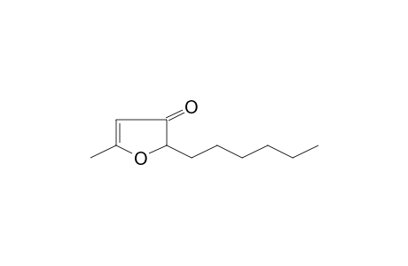 3(2H)-Furanone, 2-hexyl-5-methyl-