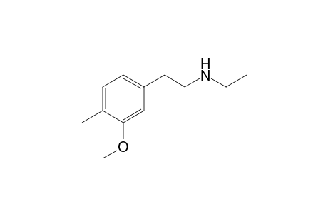 N-ethyl-2-(3-methoxy-4-methylphenyl)ethanamine