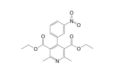 2,6-dimethyl-4-(m-nitrophenyl)-3,5-pyridinedicarboxylic acid, diethyl ester