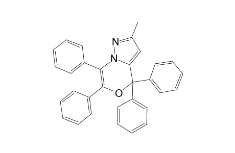 2-Methyl-4,4,6,7-tetraphenyl-pyrazolo[5,1-c][1,4]oxazine