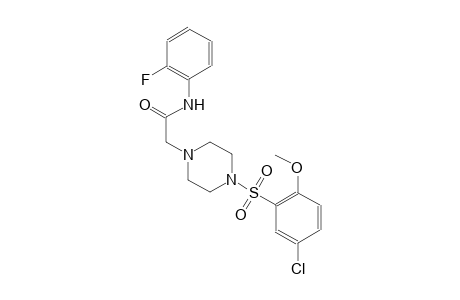 1-piperazineacetamide, 4-[(5-chloro-2-methoxyphenyl)sulfonyl]-N-(2-fluorophenyl)-