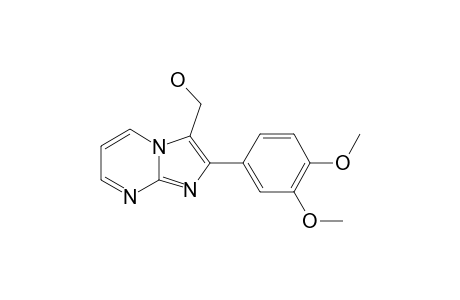 2-(3',4'-DIMETHOXYPHENYL)-3-HYDROXYMETHYL-IMIDAZO-[1,2-A]-PYRIMIDINE