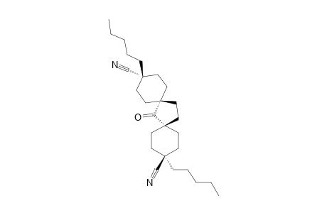 CIS-TRANS-7-OXO-3,11-DIPENTYL-DISPIRO-[5.1.5.2]-PENTADECAN-3,11-DICARBONITRILE