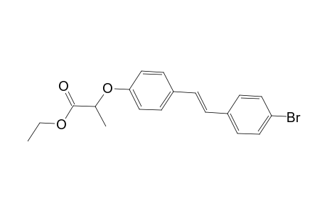 E-4-Bromo-4'-(1-[ethoxycarbonyl]-ethoxy)-stilbene