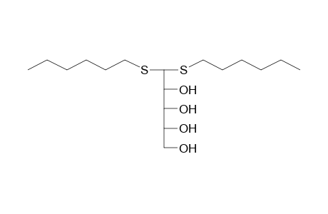 d-Lyxose, dihexyl mercaptal