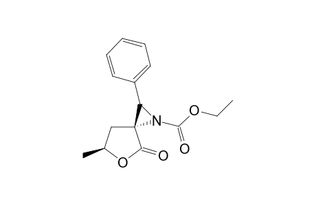 2-Phenyl-6-methyl-4-oxo-5-oxa-1-ethoxycarbonyl-1-azaspiro[2,4]bicyclheptane isomer