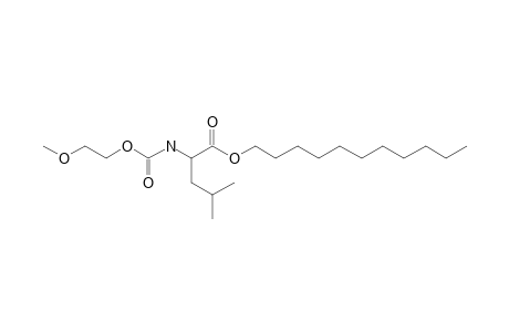 L-Leucine, N-(2-methoxyethoxycabonyl)-, undecyl ester