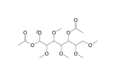 1,5-Di-O-acetyl,2,3,4,6,7-penta-O-methyl-D[1]-heptitol