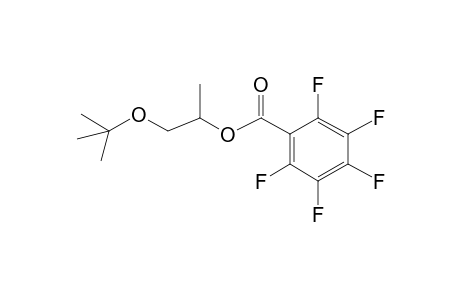 1-(Tert-butoxy)propan-2-yl 2,3,4,5,6-pentafluorobenzoate