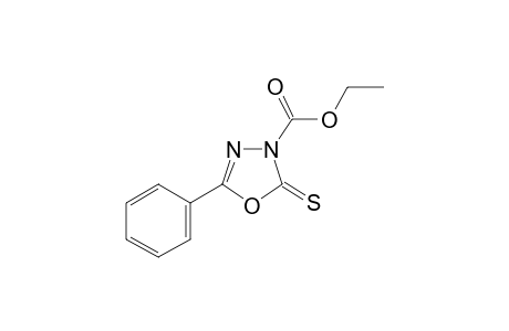 ethyl 5-phenyl-2-sulfanylidene-1,3,4-oxadiazole-3-carboxylate