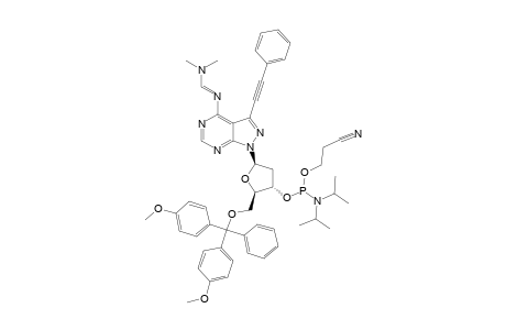 ISOMER_1;1-[2-DEOXY-5-O-(4,4'-DIMETHOXYTRIPHENYLMETHYL)-BETA-DHRO-PENTOFURANOSYL]-4-{[(DIMETHYLAMINO)-METHYLIDENE]-AMINO}-3-(2-PHENYLETHYNYL)