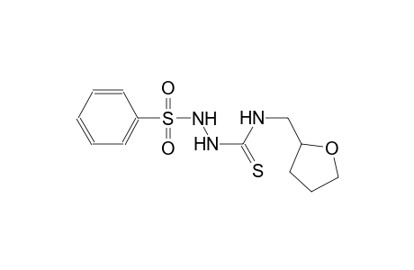 2-(phenylsulfonyl)-N-(tetrahydro-2-furanylmethyl)hydrazinecarbothioamide