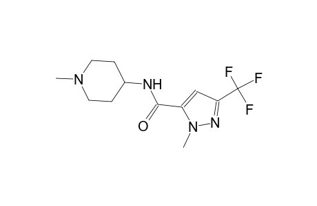 1-methyl-N-(1-methyl-4-piperidinyl)-3-(trifluoromethyl)-1H-pyrazole-5-carboxamide