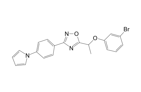 1,2,4-Oxadiazole, 5-[1-(3-bromophenoxy)ethyl]-3-[4-(1H-pyrrol-1-yl)phenyl]-