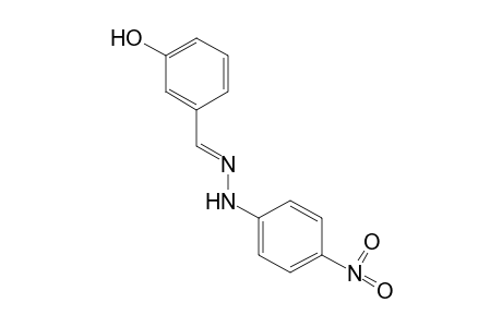 m-Hydroxybenzaldehyde, (p-nitrophenyl)hydrazone