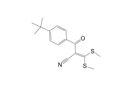 Propennitrile, 2-(4-tert-butylbenzoyl)-3,3-di(methylthio)-