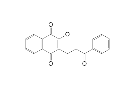 2-Hydroxy-3-(3-oxo-3-phenylpropyl)-1,4-naphthalenedione