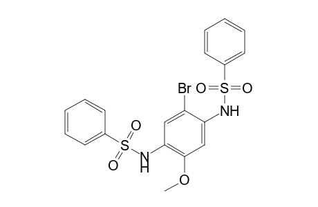 N-[2-bromanyl-5-methoxy-4-(phenylsulfonylamino)phenyl]benzenesulfonamide