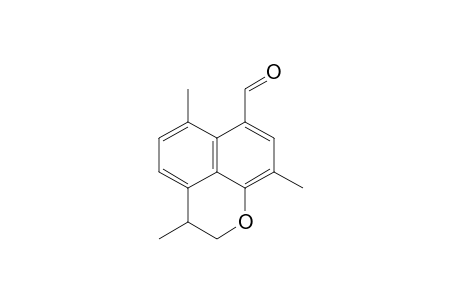 3,6,9-trimethyl-2,3-dihydronaphtho[1,8-bc]pyrane-7-carbaldehyde