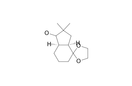 Endo-7-hydroxy-8,8-dimethyl-cis-bicyclo[4.3.0]nonan-2-one-ethyleneacetal