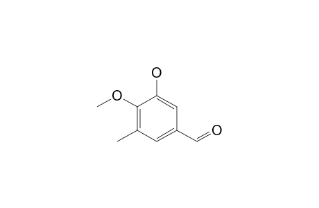 3-Hydroxy-4-methoxy-5-methylbenzaldehyde