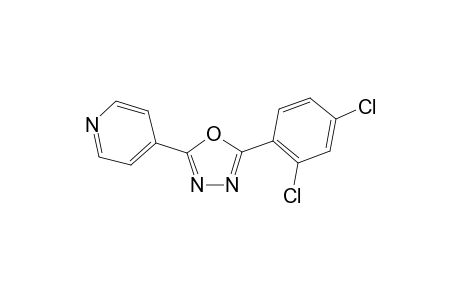 4-[5-(2,4-dichlorophenyl)-1,3,4-oxadiazol-2-yl]pyridine