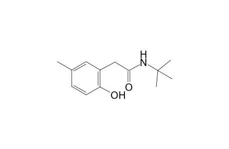 N-(tert-butyl)-2-(2-hydroxy-5-methylphenyl)acetamide