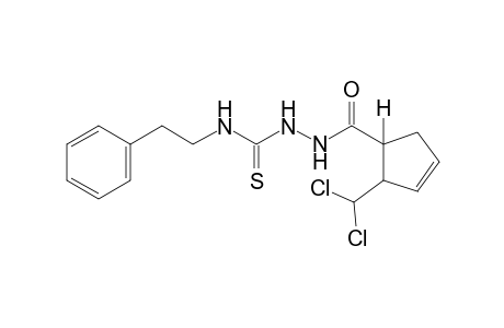 1-{[2-(dichloromethyl)-3-cyclopenten-1-yl]carbonyl}-4-phenethyl-3-thiosemicarbazide