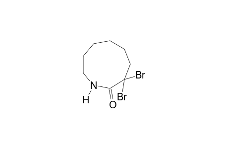 3,3-dibromoctahydro-2H-azonin-2-one
