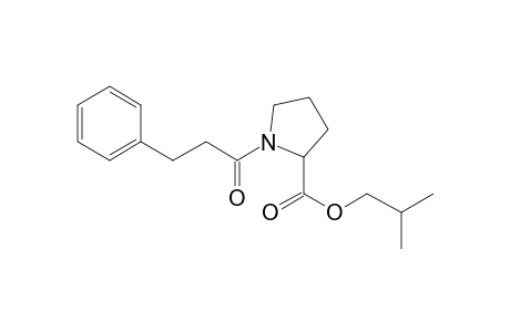 L-Proline, N-(3-phenylpropionyl)-, isobutyl ester