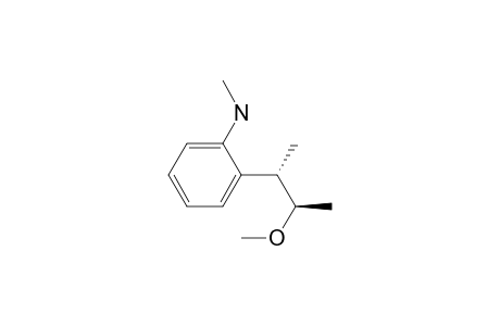 Benzenamine, 2-(2-methoxy-1-methylpropyl)-N-methyl-, (R*,S*)-