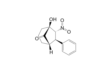 (1S*,5S*,6R*,7R)-1-Hydroxy-7-nitro-6-phenylbicyclo[3.2.1]octan-8-one