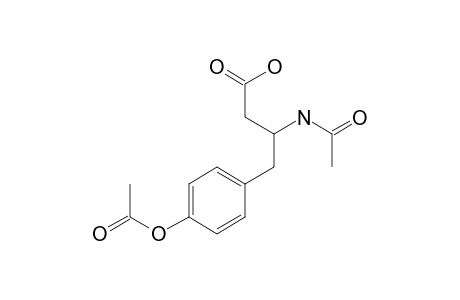 3-Amino-4-(4-hydroxyphenyl)butyric acid, N,o-diacetyl-