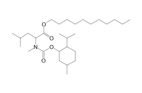 L-Leucine, N-methyl-N-((1R)-(-)-menthyloxycarbonyl)-, undecyl ester