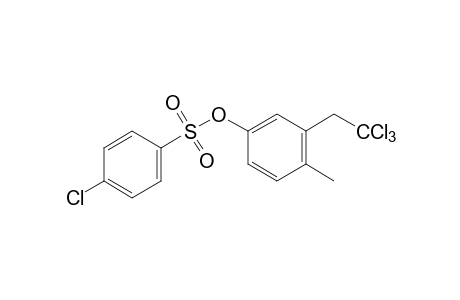 p-chlorobenzenesulfonic acid, 3-(2,2,2-trichloroethyl)-p-tolyl ester