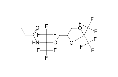 Propionamide, N-[1-(2,2-bistrifluoromethyl-[1,3]dioxolan-4-ylmethoxy)-2,2,2-trifluoro-1-trifluoromethylethyl]-