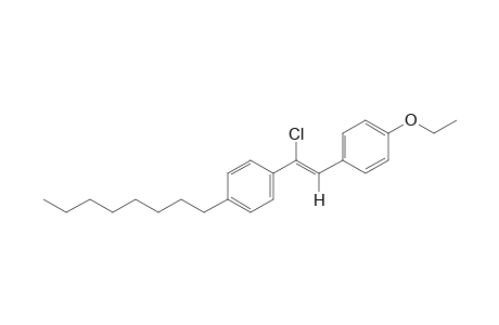 trans-α-chloro-4'-ethoxy-4-octylstilbene