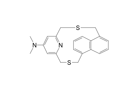 2,13-Dithia[3](1,5)naphthaleno[3](2,6)pyridinophane, 19-(dimethylamino)-